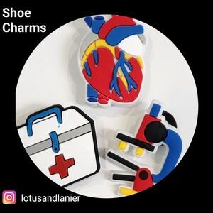 Shoe Charms"Medical" Charms Set of 3